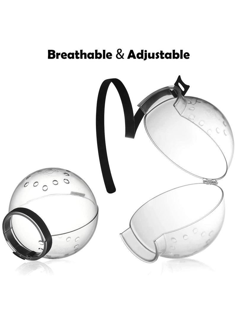 Altheqa Breathable Cat Space Hood Helmet Prevent Biting Pet Grooming Cover Muzzle for Cats Bath small - Image 2