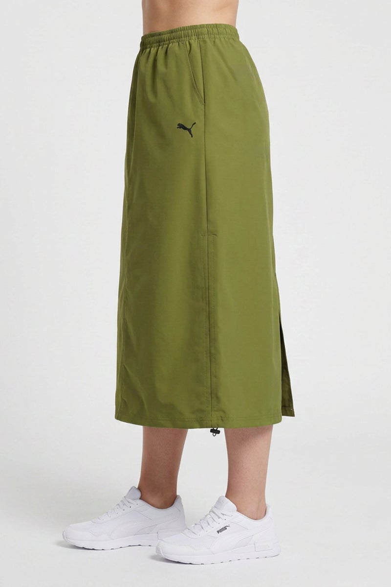 PUMA Women Midi Outdoor Skirt, Olive - Image 3