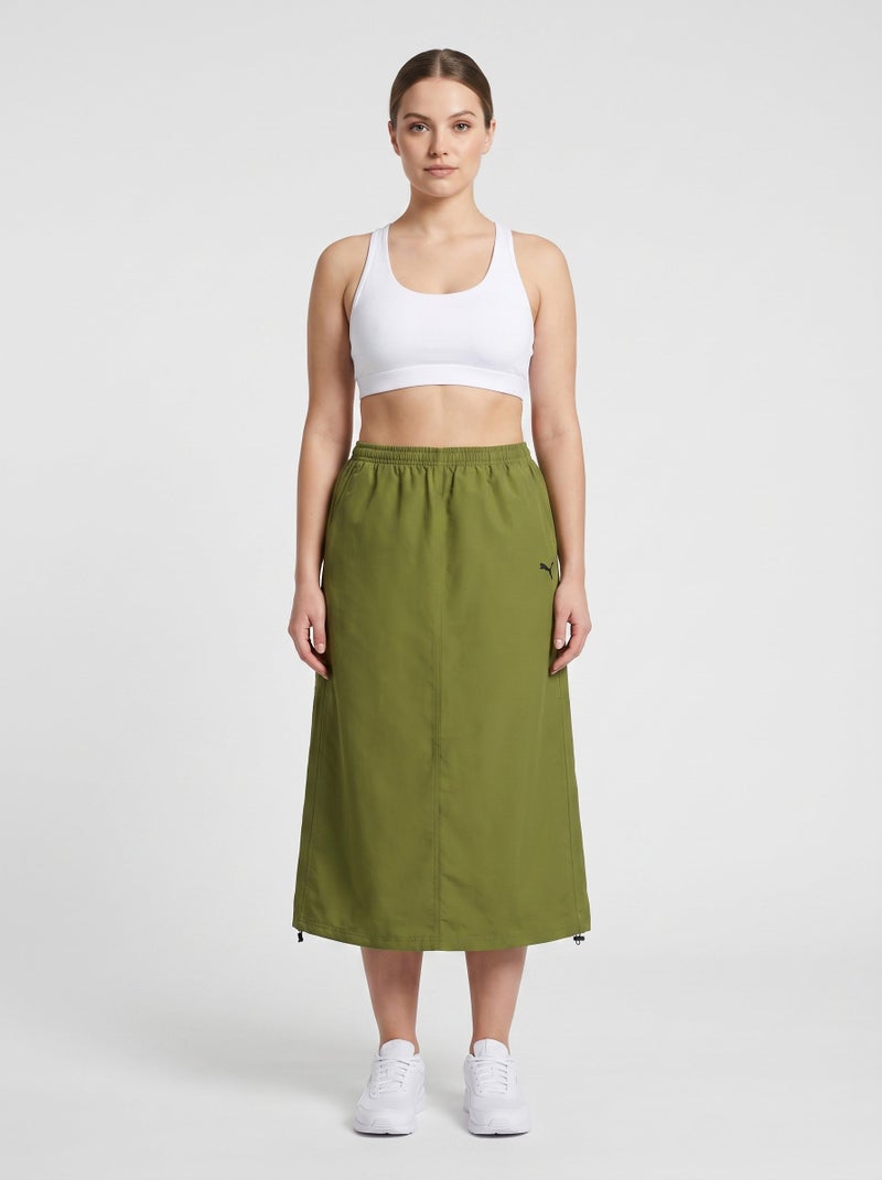 PUMA Women Midi Outdoor Skirt, Olive - Image 2