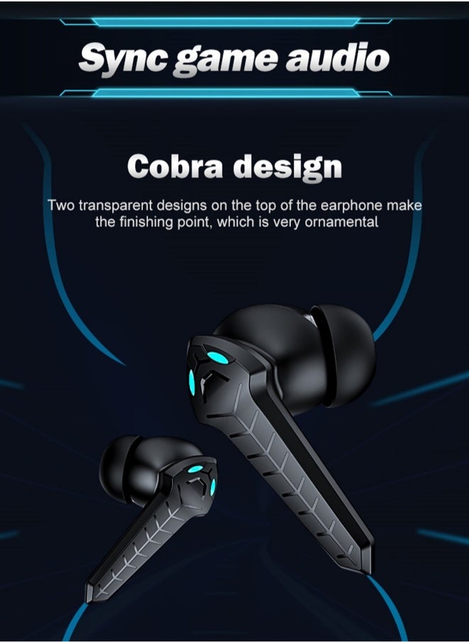 Generic - New P36 TWS Gaming Bluetooth Headset Gaming Headset with Breathing Light Bluetooth Music Headset wireless earbuds true wireless compatible apple Suitable for Android and other systems bluetooth 5 true - Image 1