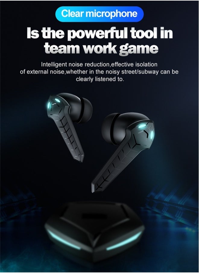 Generic - New P36 TWS Gaming Bluetooth Headset Gaming Headset with Breathing Light Bluetooth Music Headset wireless earbuds true wireless compatible apple Suitable for Android and other systems bluetooth 5 true - Image 1