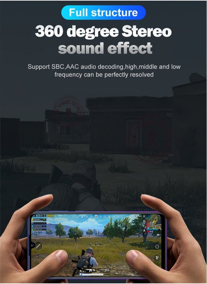 Generic - New P36 TWS Gaming Bluetooth Headset Gaming Headset with Breathing Light Bluetooth Music Headset wireless earbuds true wireless compatible apple Suitable for Android and other systems bluetooth 5 true - Image 1