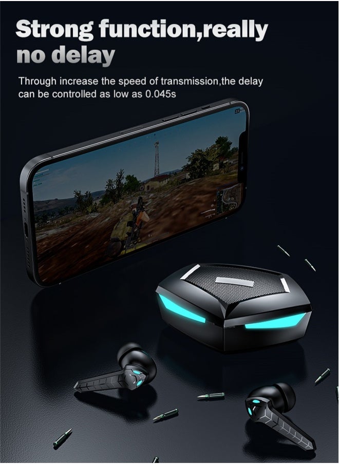 Generic - New P36 TWS Gaming Bluetooth Headset Gaming Headset with Breathing Light Bluetooth Music Headset wireless earbuds true wireless compatible apple Suitable for Android and other systems bluetooth 5 true - Image 1