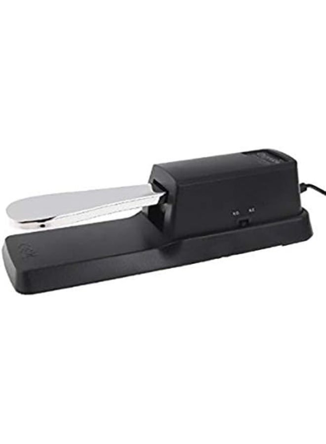 Foot pedal for electric and electronic pianos – professional sustain pedal with non-slip metal surface – compatible with digital keyboards and organs – durable design with long cable for a professional playing experience - Image 2