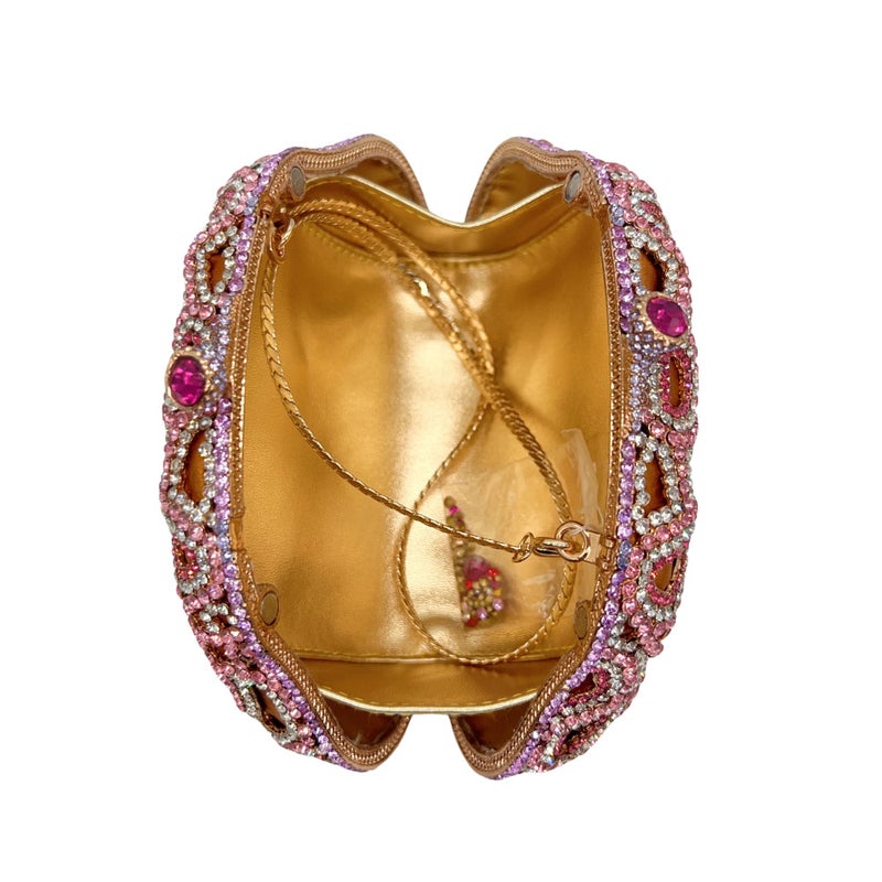New Butterfly Handmade Diamond Dinner Bag Banquet Rhinestone Handheld Women'S Bag Butterfly Bag - Image 3