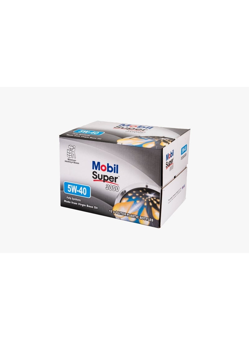 موبيل Mobil Super™ 5W-40 (زيت محركات صناعي بالكامل عالي الأداء) 12X1L - Image 5