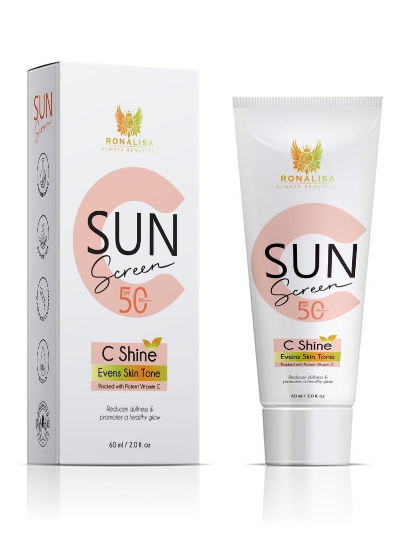 Ronalisa SPF 50 Sunscreen with Vitamin C & Papaya Extract - Image 1
