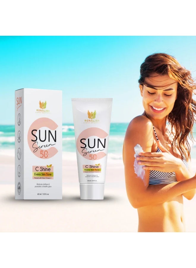 Ronalisa SPF 50 Sunscreen with Vitamin C & Papaya Extract - Image 2