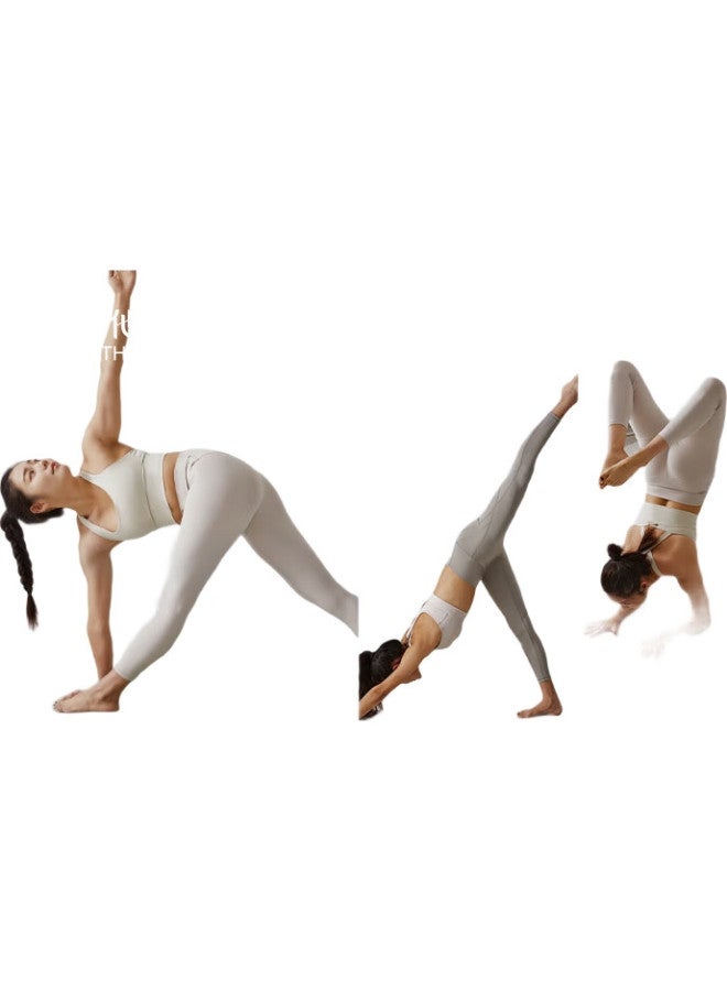 HATHA Professional Non-Slip Yoga Mat, Portable Fitness Jump Rope Mat For Women, Eco-Friendly Thickened Antibacterial Tpe Exercise Mat - Image 2