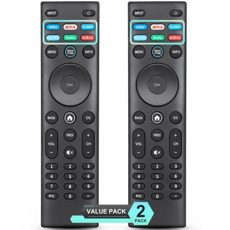 Angrox for VIZIO Smart TV Remote Replacement, Universal for VIZIO Remote Control XRT140ã€Pack of 2ã€‘ - Image 1