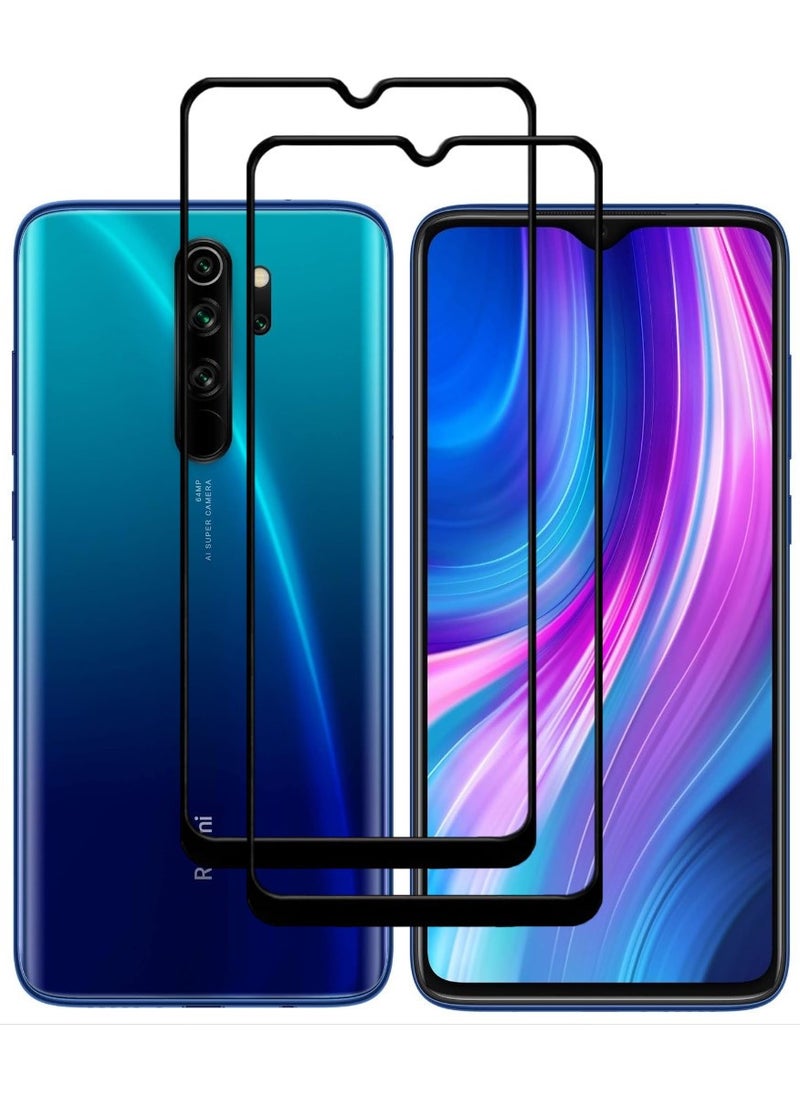 ACLIX 2 Pieces Antistatic ESD Dustproof Premium Quality High Definition Tempered Glass Screen Protector Designed For Xiaomi RedmiNote 8 Pro - Image 1