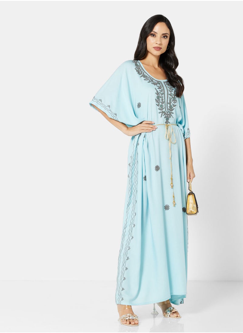 ARABIAN CLOSET EMBROIDERED KAFTAN  - Image 5
