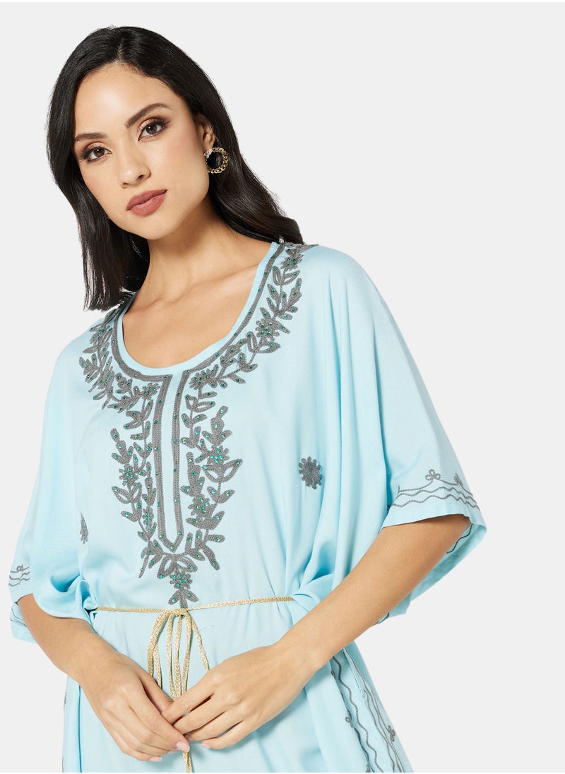 ARABIAN CLOSET EMBROIDERED KAFTAN  - Image 3