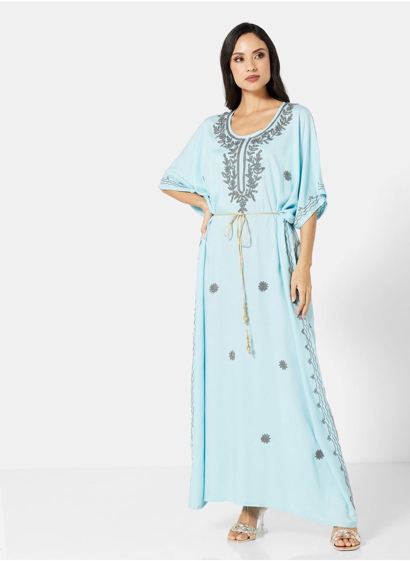 ARABIAN CLOSET EMBROIDERED KAFTAN  - Image 1