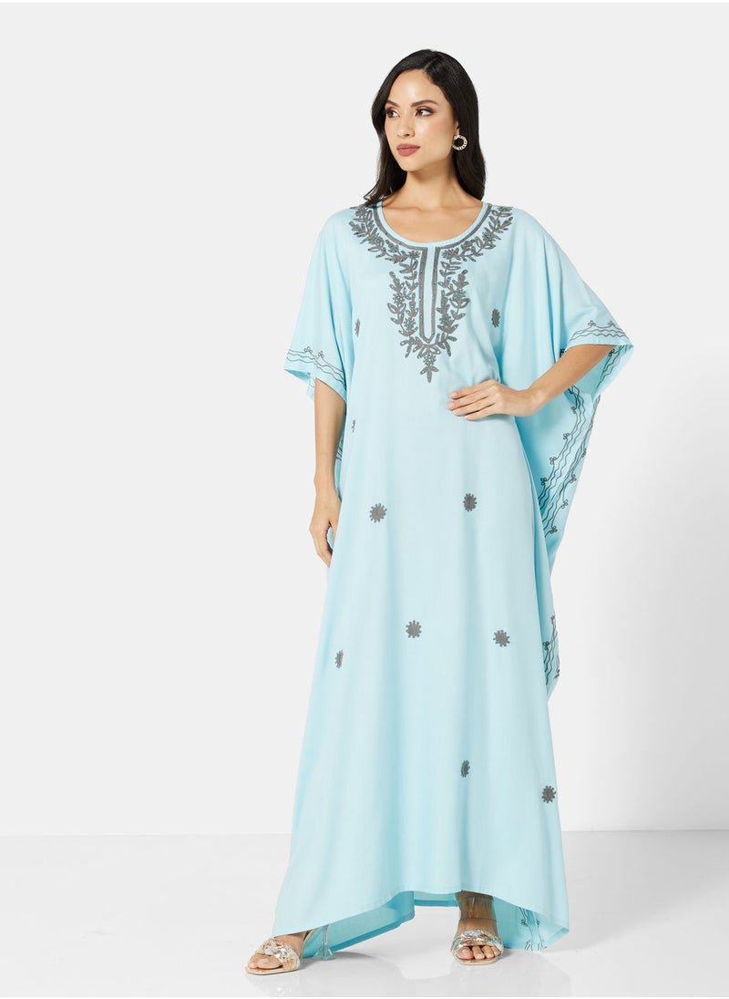 ARABIAN CLOSET EMBROIDERED KAFTAN  - Image 4