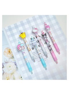 Y&D Anime Cartoon Ballpoint Pens Gel Ink Pen Black, Cute Kawaii Melody Kitty Press Retractable Pen, Stationary School Supplies for Teen Girls (6 Styles - 24 Pcs)  - Image 5