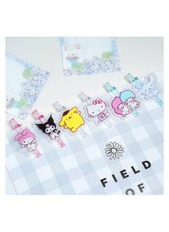 Y&D Anime Cartoon Ballpoint Pens Gel Ink Pen Black, Cute Kawaii Melody Kitty Press Retractable Pen, Stationary School Supplies for Teen Girls (6 Styles - 24 Pcs)  - Image 3