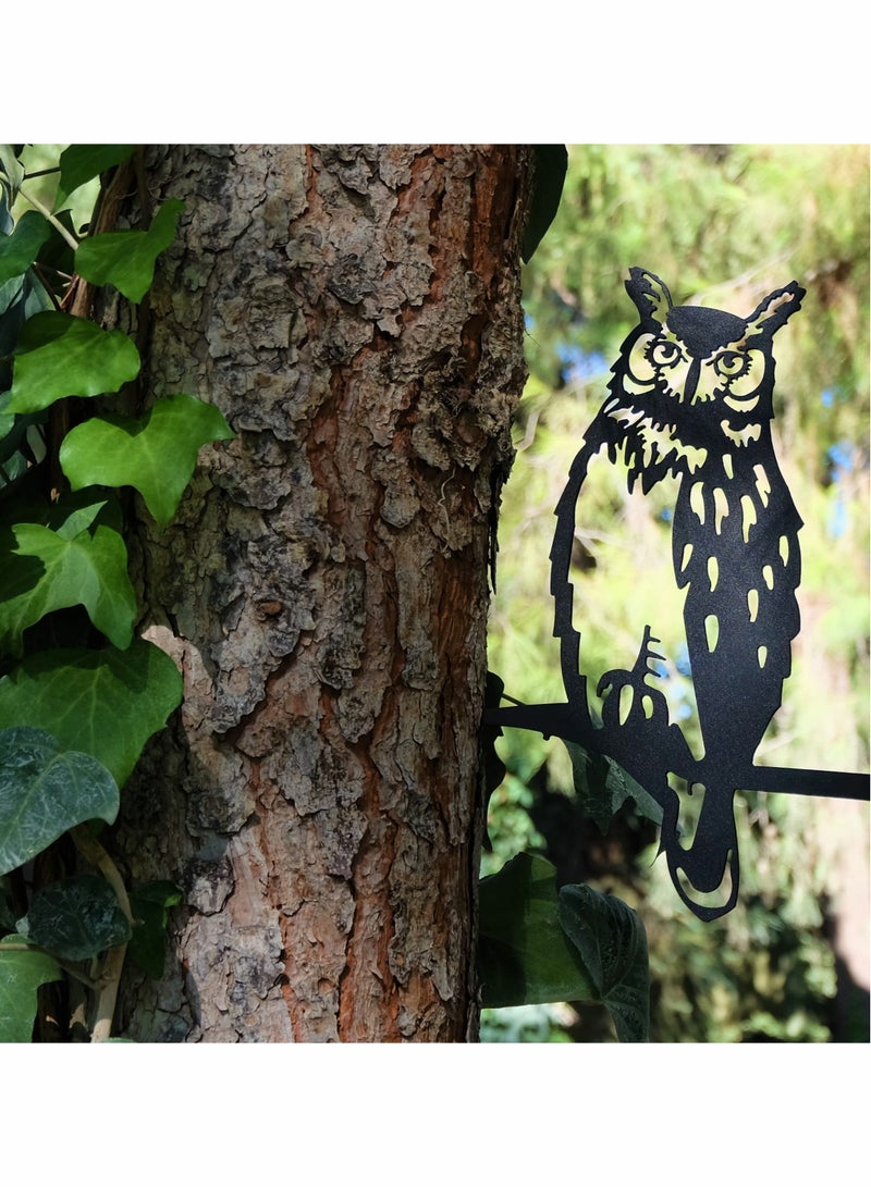 Zikra Metal Owl, Metal Birds Yard Decor, Metal Yard Art, Garden Owl, Tree Decorations Outdoor, Owl Decoy, Backyard Decor, Garden Gift, Garden & Patio Decor, Outdoor Decoration - Image 3