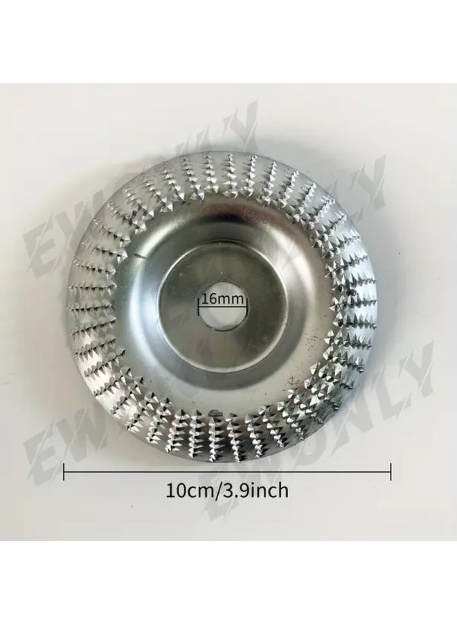 Silvery 3 Inch Wood Carving Disc Set High Speed Steel Grinding Wheel - Image 2