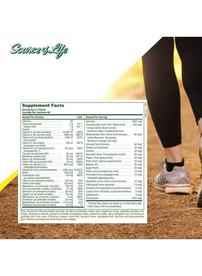 Natures Plus Source of Life NO-Iron TAB 180 - Image 4