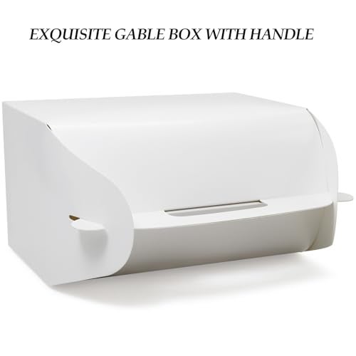 Oletx 30Pcs 9 Inch Large Gable Gift Boxes, White Party Favor Treat Boxes, Lunch Box with Handles for Birthday Babyshower Wedding Activity Picnic - Image 5