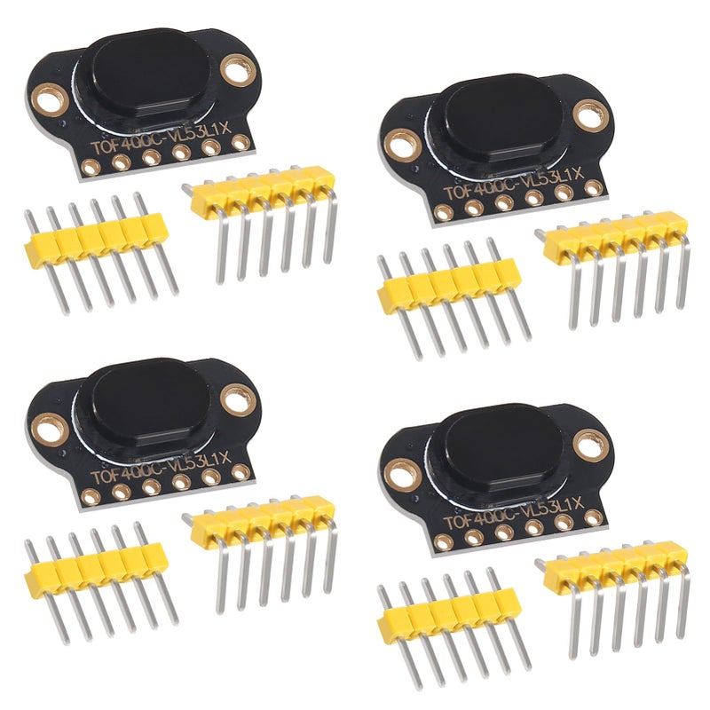 ACEIRMC 4pcs TOF400C VL53L1X 4M Laser Ranging Sensor Module TOF Time-of-Flight Distance IIC Output for Arduino STM32 - Image 1