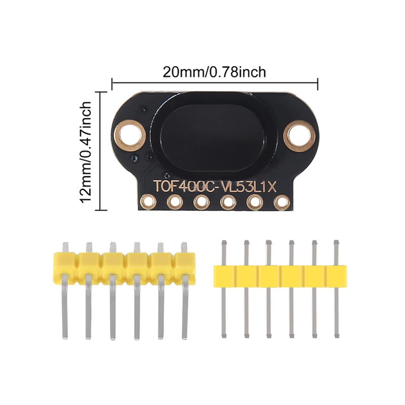 ACEIRMC 4pcs TOF400C VL53L1X 4M Laser Ranging Sensor Module TOF Time-of-Flight Distance IIC Output for Arduino STM32 - Image 3