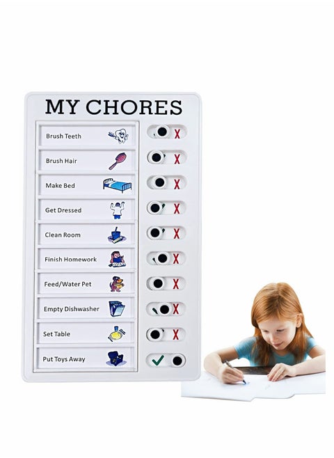 Daily Task Organizer, Chore Schedule, Memo Checklist Board