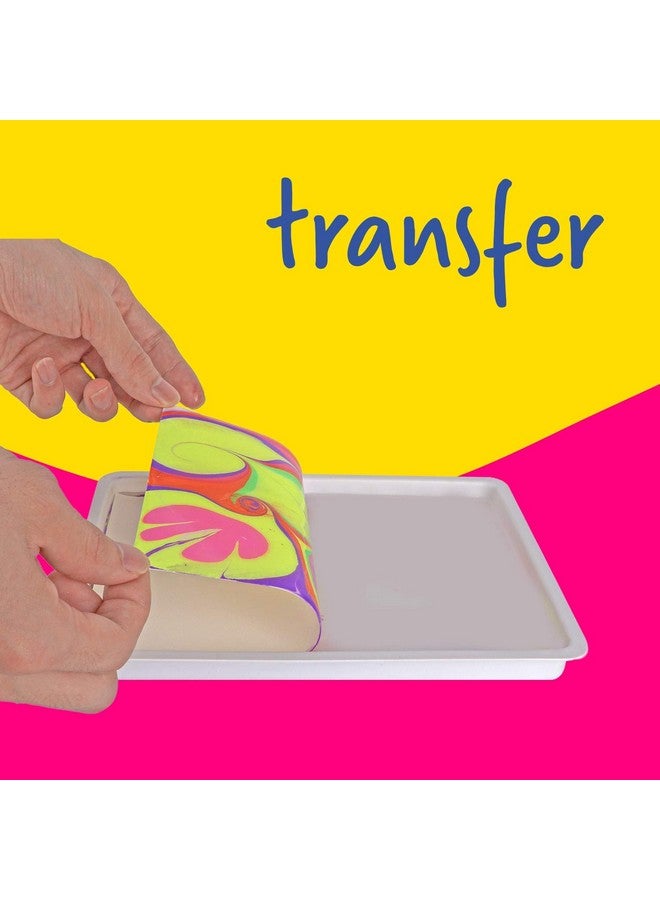 Dan&Darci Marbling Paint Art Kit for Kids - Arts & Crafts Gifts for Girls & Boys Ages 6-12 Years Old - Craft Kits Set - Gift Ideas Activities Toys Age 6 7 8 9 10 Year Olds - Marble Painting Sets - Image 4