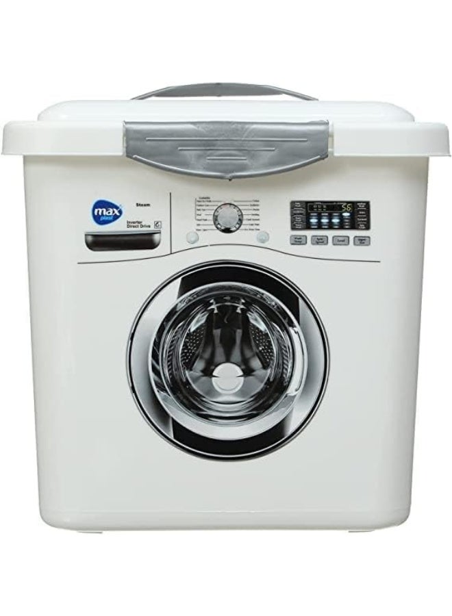 ماكس بلاست صندوق تخزين مسحوق الغسيل البلاستيكي الكبير من Max Plast | حاوية PP متينة بألوان متعددة مع غطاء محكم | تصميم يحافظ على رائحة ونضارة المسحوق - Image 1