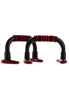 ENDLESS  EL1042 Push Up Stands With Foam Handle | Material : Steel, Plastic | For Upper Body Workouts with Comfortable Foam Grip and Non-Slip Bars and Less Wrist Strain  - Image 1