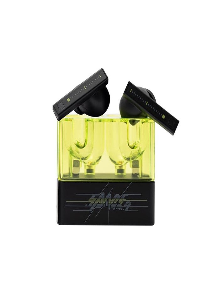 Moondrop Space Travel 2 HiFi Noise-Canceling TWS wireless Earphone Bluetooth 6.0 ANC Low-Latency Game Mode SBC/AAC (Black) - Image 1