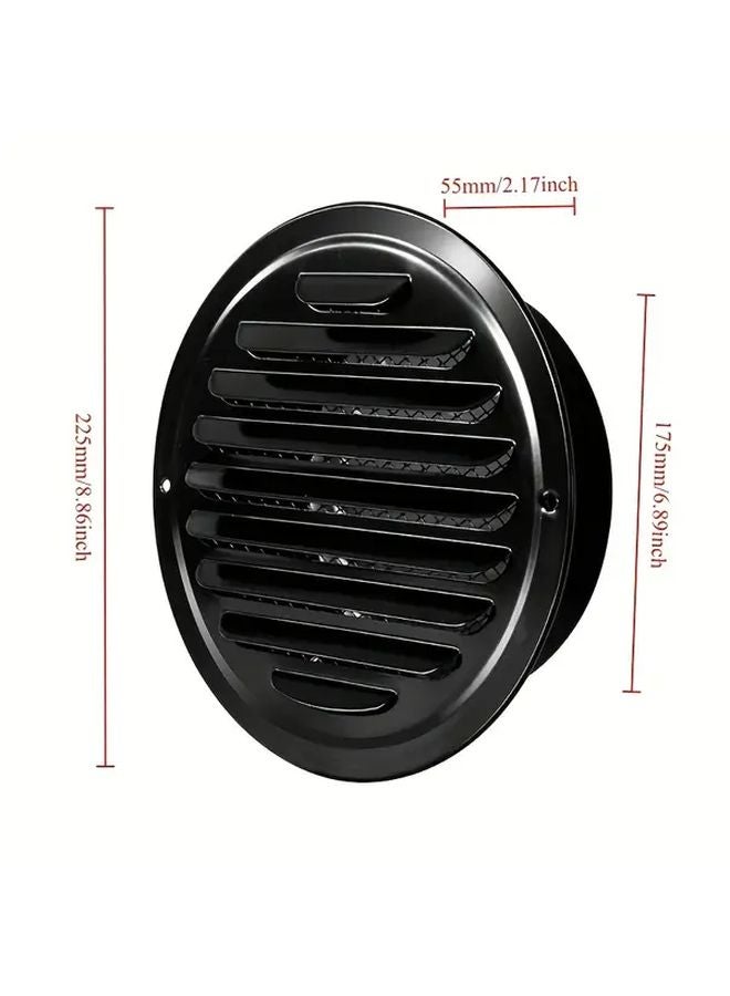 Stainless Steel Vent Grille Wall Mounted Air Ventilation Cover 7 68 Inch Size - Image 4
