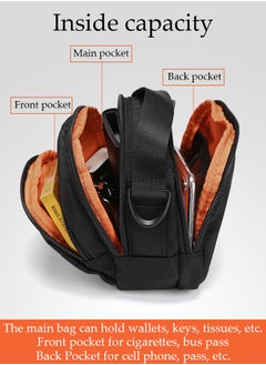DUNISO Crossbody Bag for Men and Women Waterproof Sling Bag Travel Passport Wallet Bag for Cell Phone, Small Side Shoulder Bag Multipurpose Daypack for Men  - Image 4