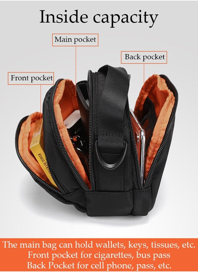 DUNISO Crossbody Bag for Men and Women Waterproof Sling Bag Travel Passport Wallet Bag for Cell Phone, Small Side Shoulder Bag Multipurpose Daypack for Men  - Image 4