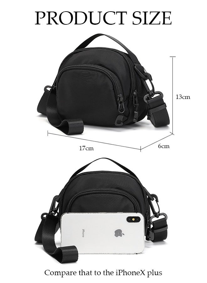 DUNISO Crossbody Bag for Men and Women Waterproof Sling Bag Travel Passport Wallet Bag for Cell Phone, Small Side Shoulder Bag Multipurpose Daypack for Men  - Image 2