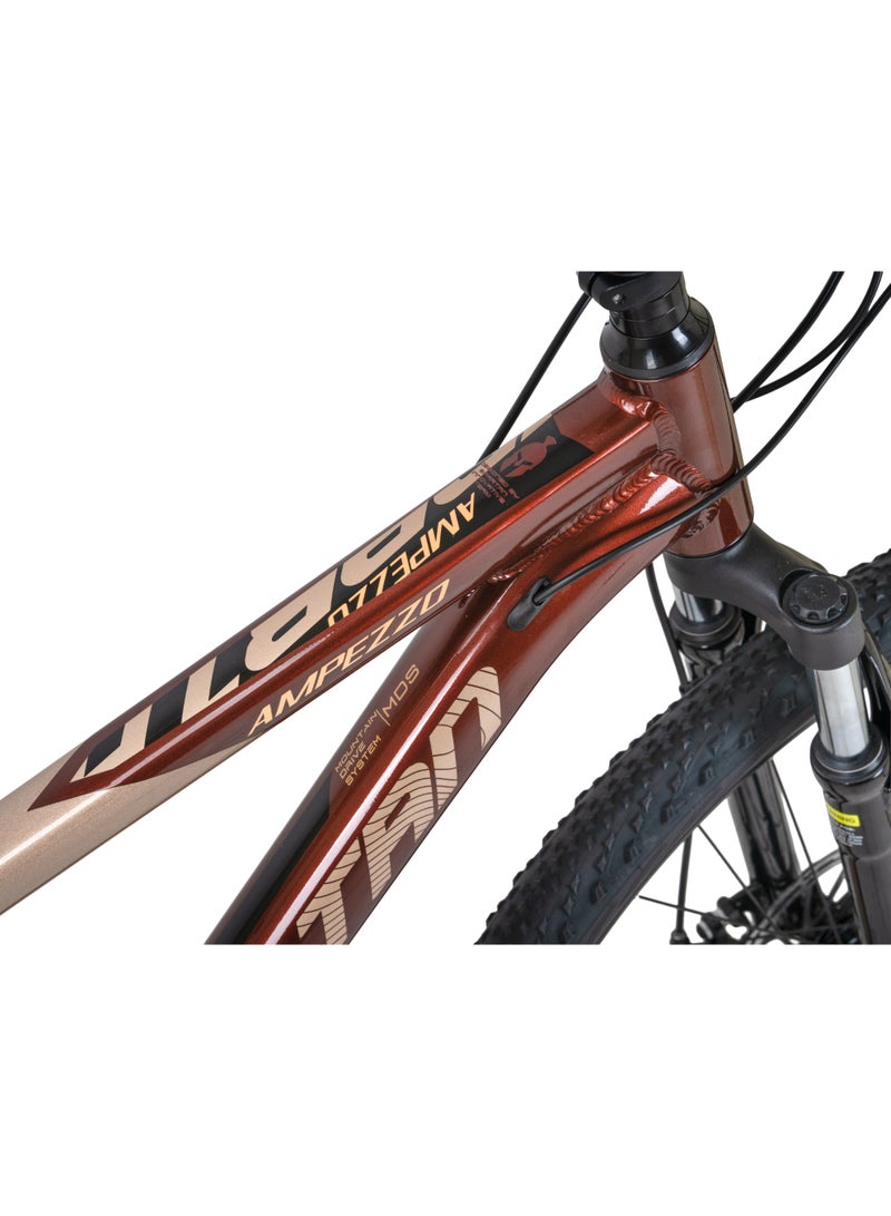 Spartan Ampezzo 27.5" MTB – 17.5" Alloy Frame, Shimano 3x7 Speed Drivetrain, Front Suspension Fork, Alloy Disc Brakes, 27.5x2.1" CST MTB Tyres, Trail-Ready Mountain Bike | SP-3005-27-ESBRWN - Image 3
