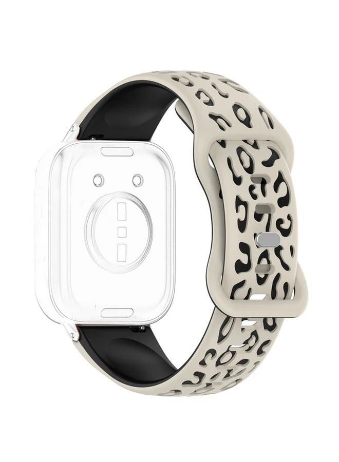Grey Black Silicone Leopard Pattern Watch Band 18mm For Amazfit GTR Huawei Xiaomi - Image 5