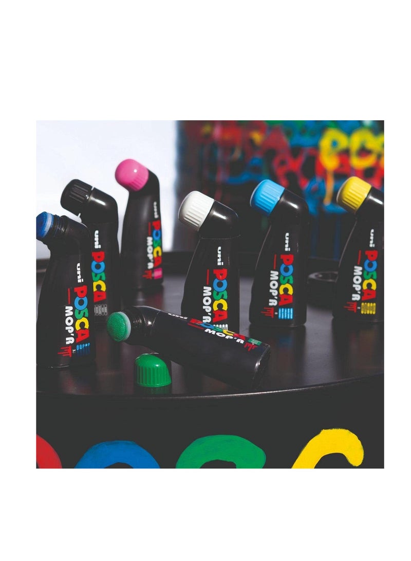 Posca MOPR PCM-22 Multi Surface Permanent Paint Marker, XXL Round Tip 3-19 mm, Box of 8 Assorted - Image 3