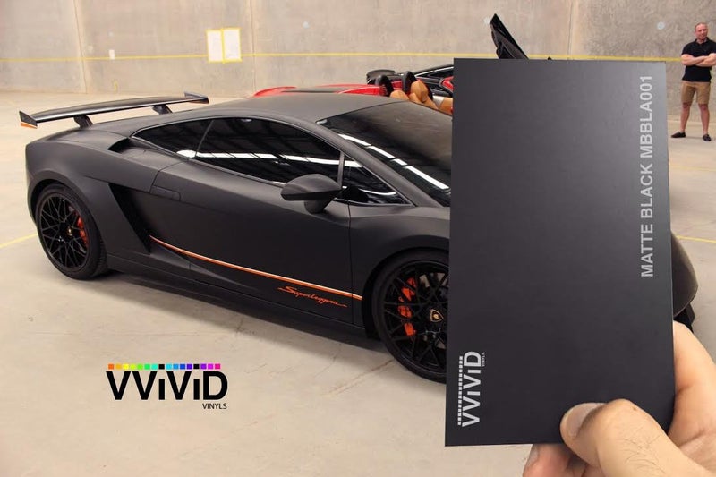 VViViD Matte Black Vinyl Wrap Adhesive Film Air Release Decal Sheet (60 Inch x 300 Inch Bulk roll) - Image 2