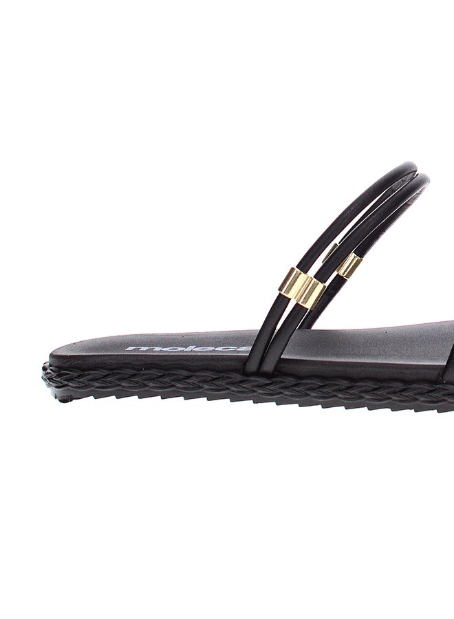 MOLECA Embellished Open Toe Flat Sandals - Image 3