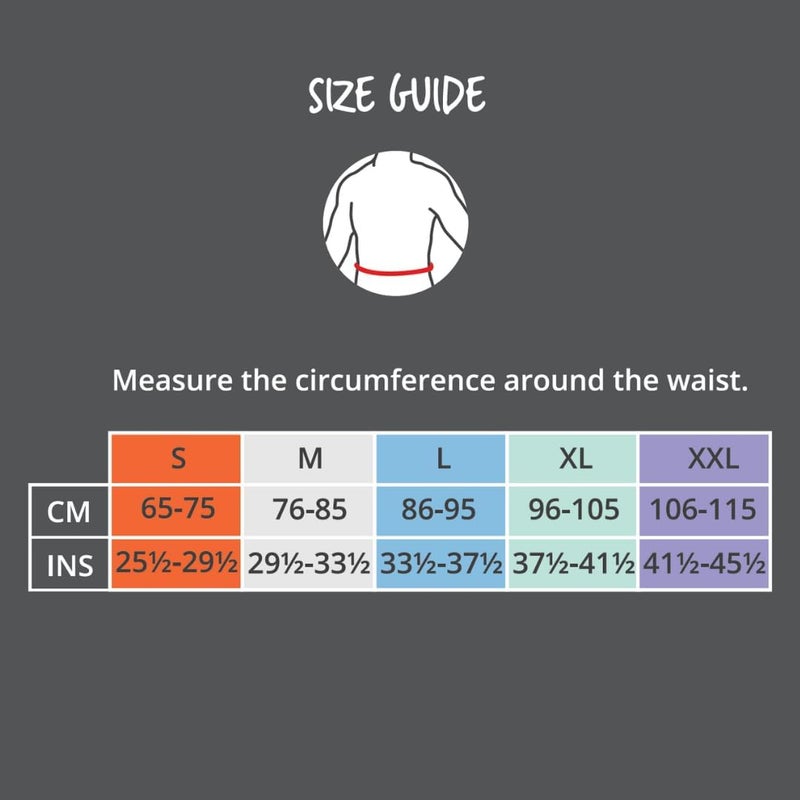 Thermoskin Adjustable Elastic Back Stabiliser for Compression and Support - Large (86-95cm) - Image 3