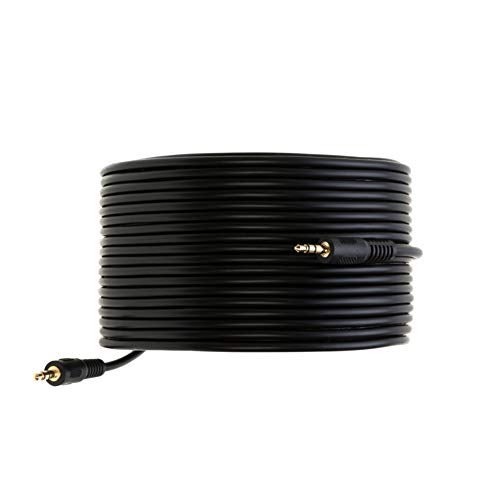 WireZee 3.5mm to 3.5mm Male Audio Stereo Cable - 3ft, 6ft, 12ft, 25ft, 50ft, 100ft (50FT) - Image 3