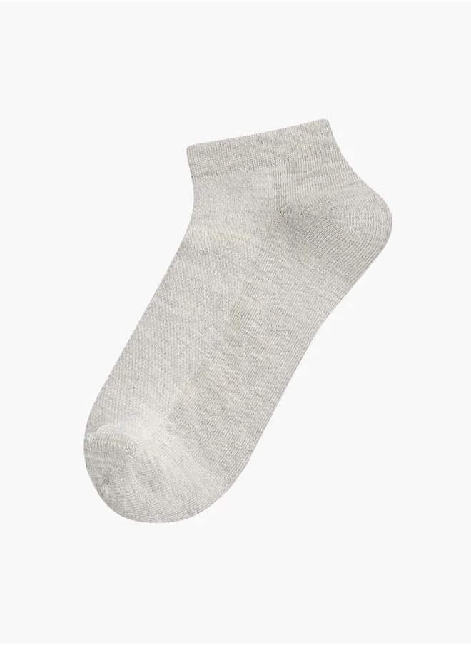 Celeste Women's Assorted Non Terry Ankle Length Socks - Set of 5