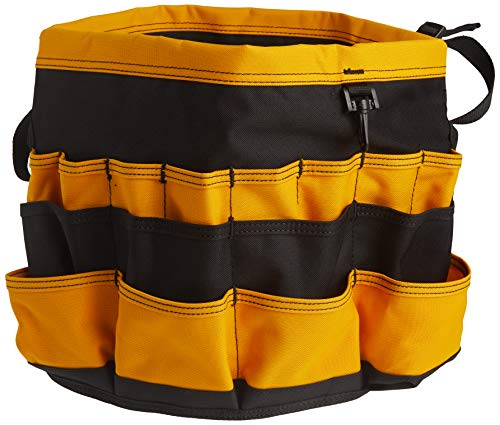 Custom Leathercraft4122 In & Out Bucket, 61 Pocket, Black/Yellow - Image 2