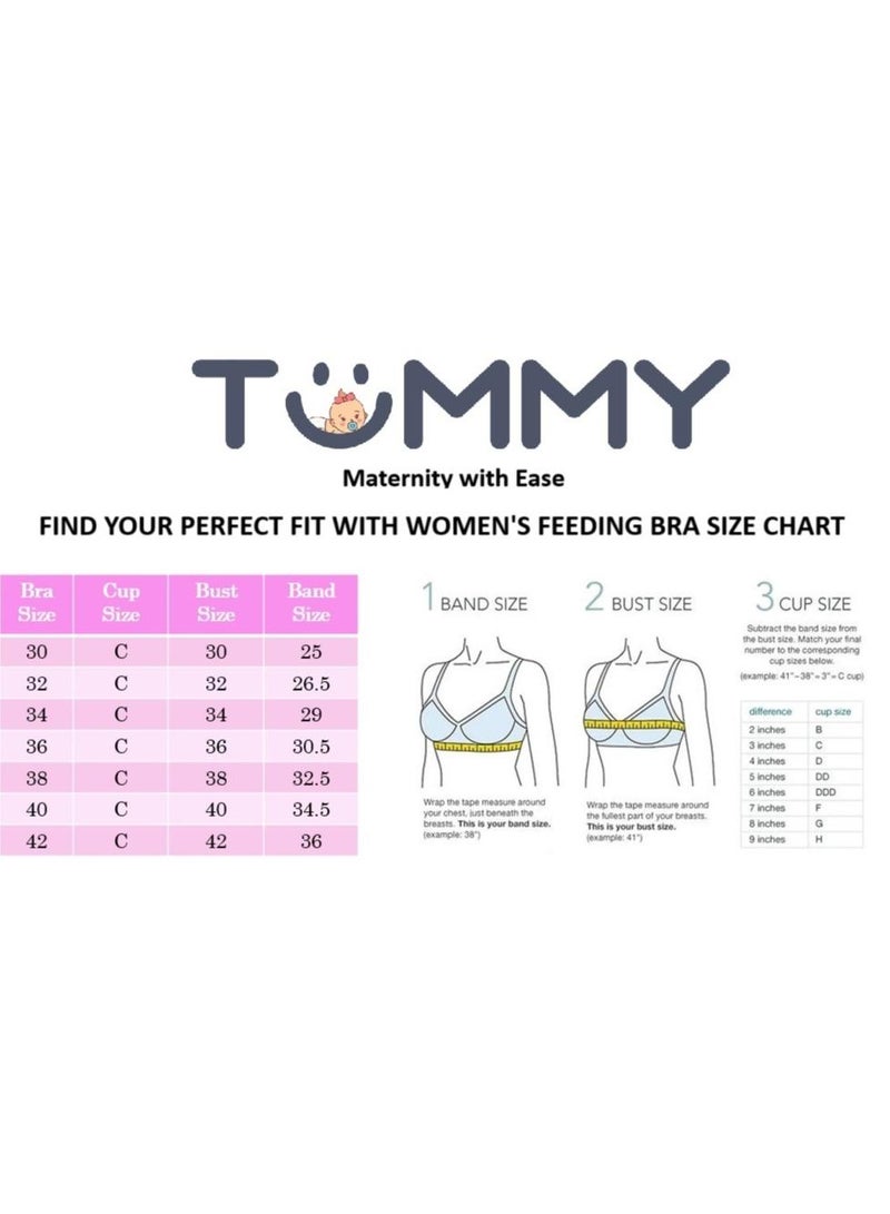 TUMMY Women's Cottom Maternity & Nursing Bra - Image 4