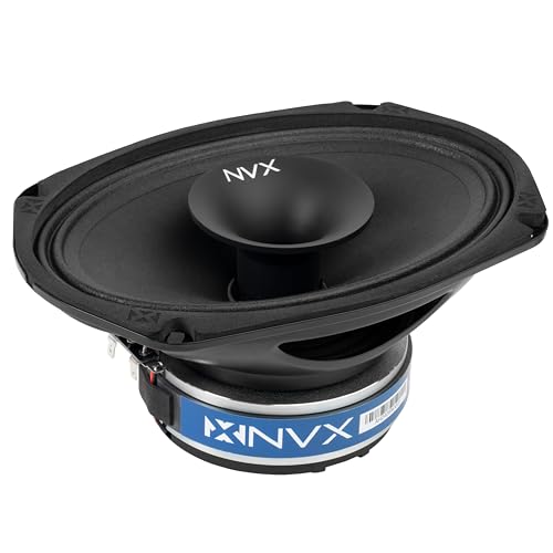NVX® VPRO69H 6"x 9" Premium Loudspeaker, 400W Max, 200W RMS, 4-Ohm, 1.5" Voice Coil, Pro Audio Coaxial with Horn Tweeter, Easy to Install in Cars/Trucks/Doors (1-Speaker) - Image 4