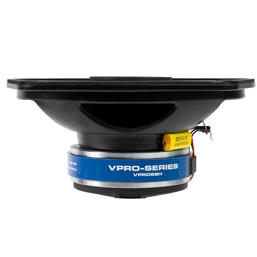 NVX® VPRO69H 6"x 9" Premium Loudspeaker, 400W Max, 200W RMS, 4-Ohm, 1.5" Voice Coil, Pro Audio Coaxial with Horn Tweeter, Easy to Install in Cars/Trucks/Doors (1-Speaker) - Image 5