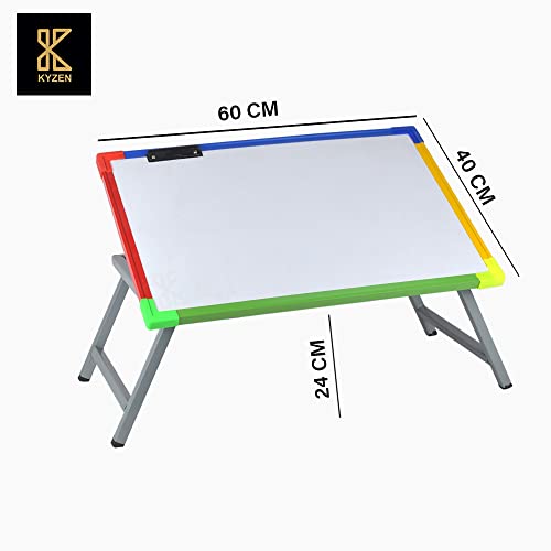 KYZEN Multi Purpose Study Table With Writing Board Use In Office Laptop Work In Home Student Study Etc_(Size-60X40X24 Cm)_(Color Full Border, Powder Coated) - Image 2