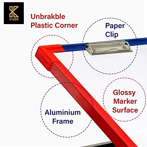 KYZEN Multi Purpose Study Table With Writing Board Use In Office Laptop Work In Home Student Study Etc_(Size-60X40X24 Cm)_(Color Full Border, Powder Coated) - Image 5
